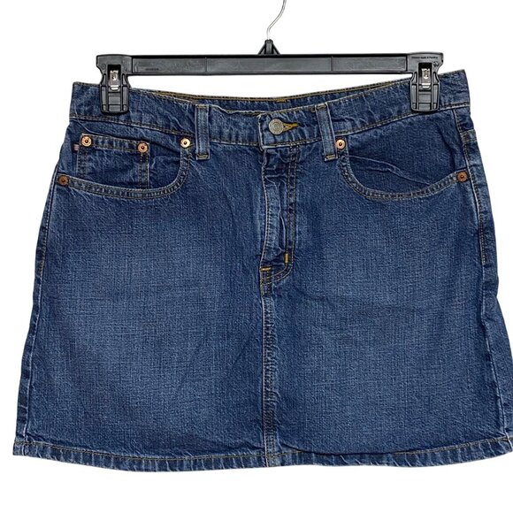 Ralph Lauren Polo Jeans Co. Denim Mini Skirt size 8‎ - Picture 1 of 4
